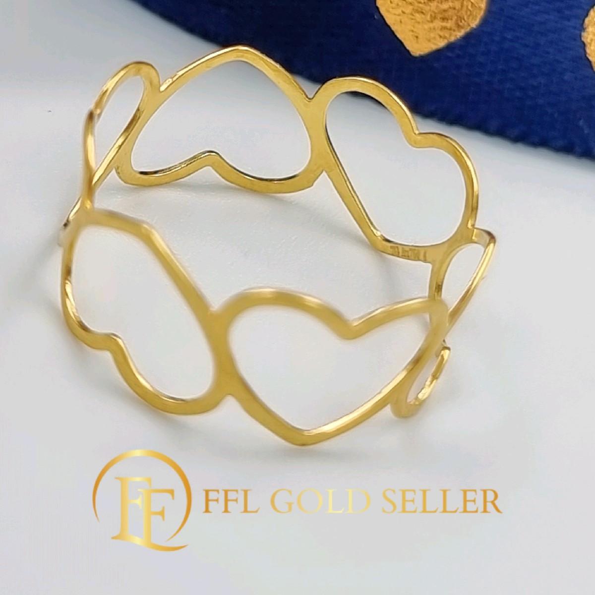 Full Open Heart Ring