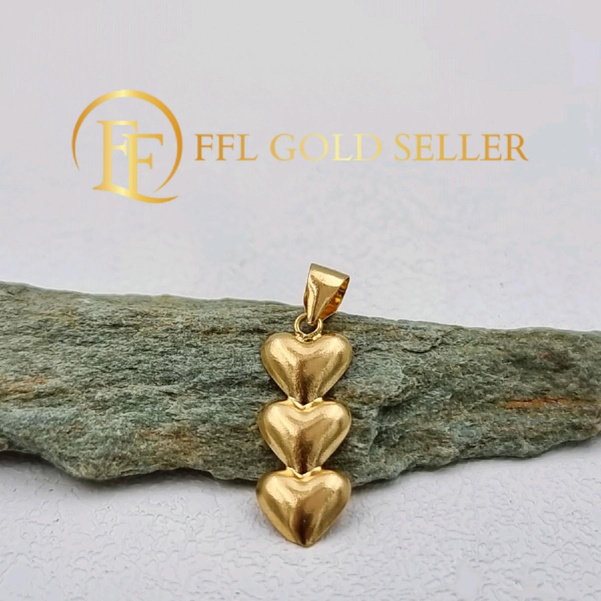 FFL Heart Trio Pendant