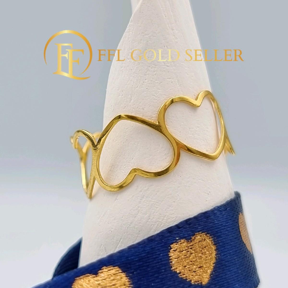 Full Open Heart Ring