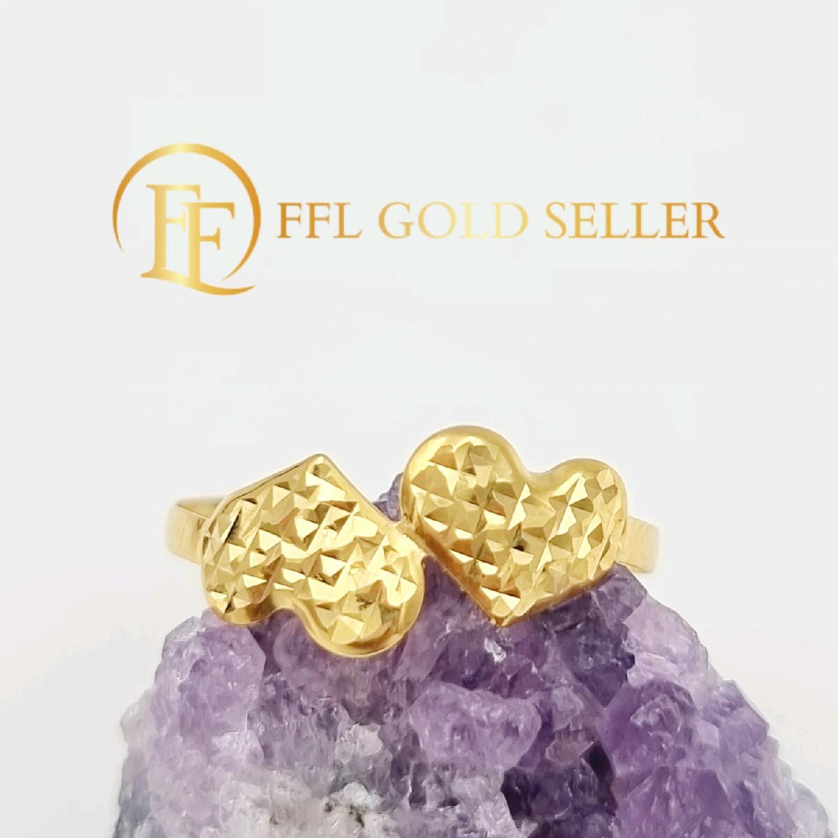 Heart Diacut Twinnie Ring