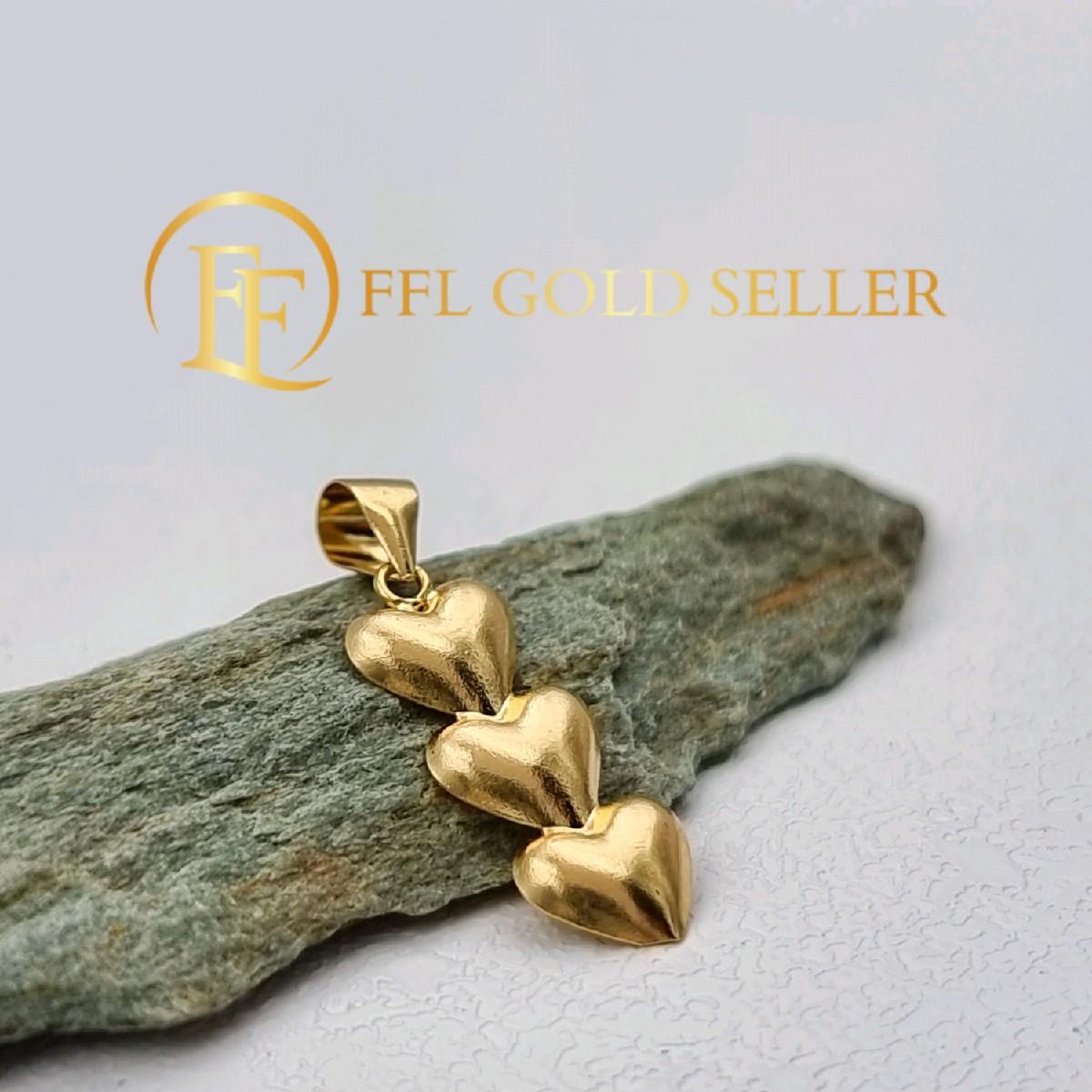 FFL Heart Trio Pendant
