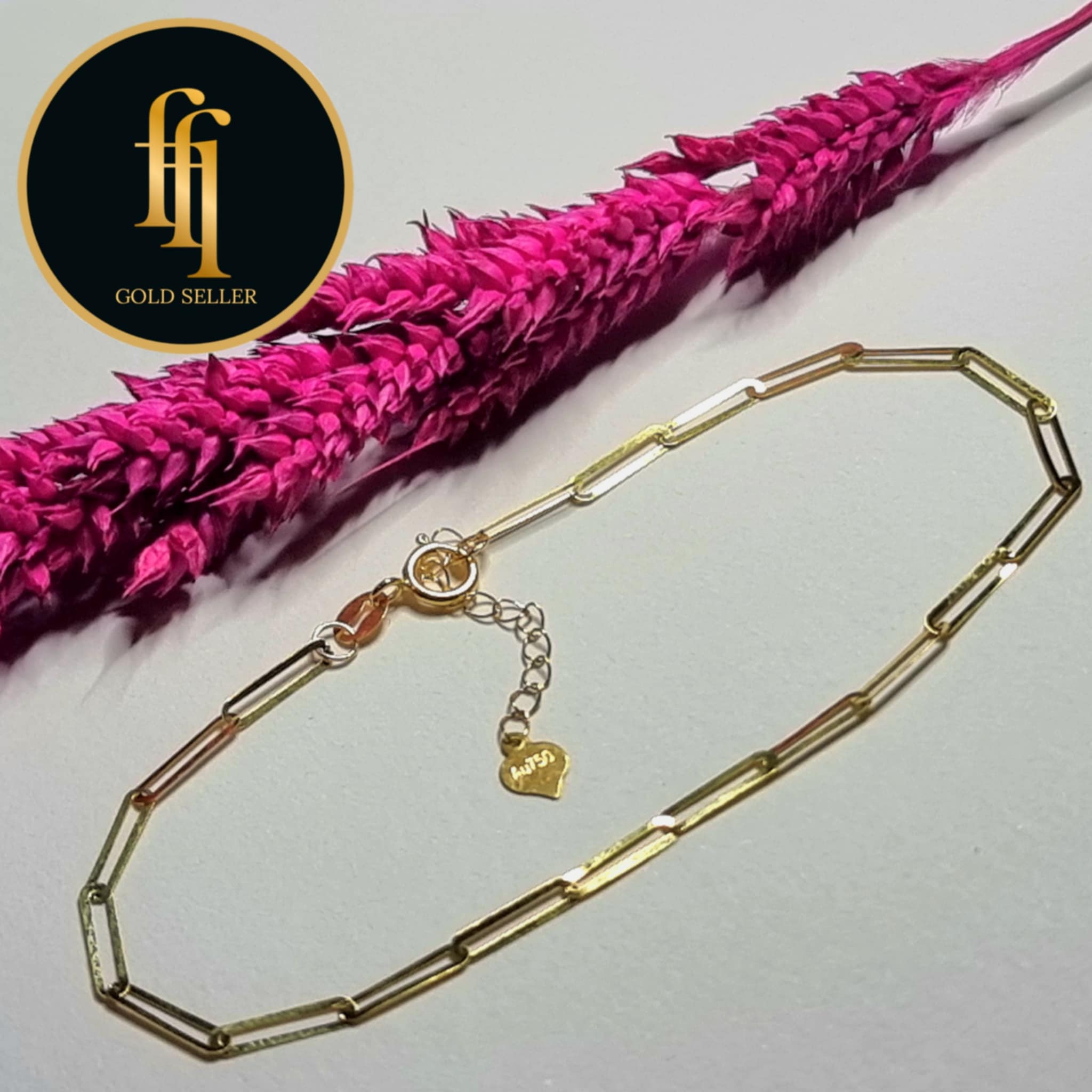 2mm Paperclip Bracelet
