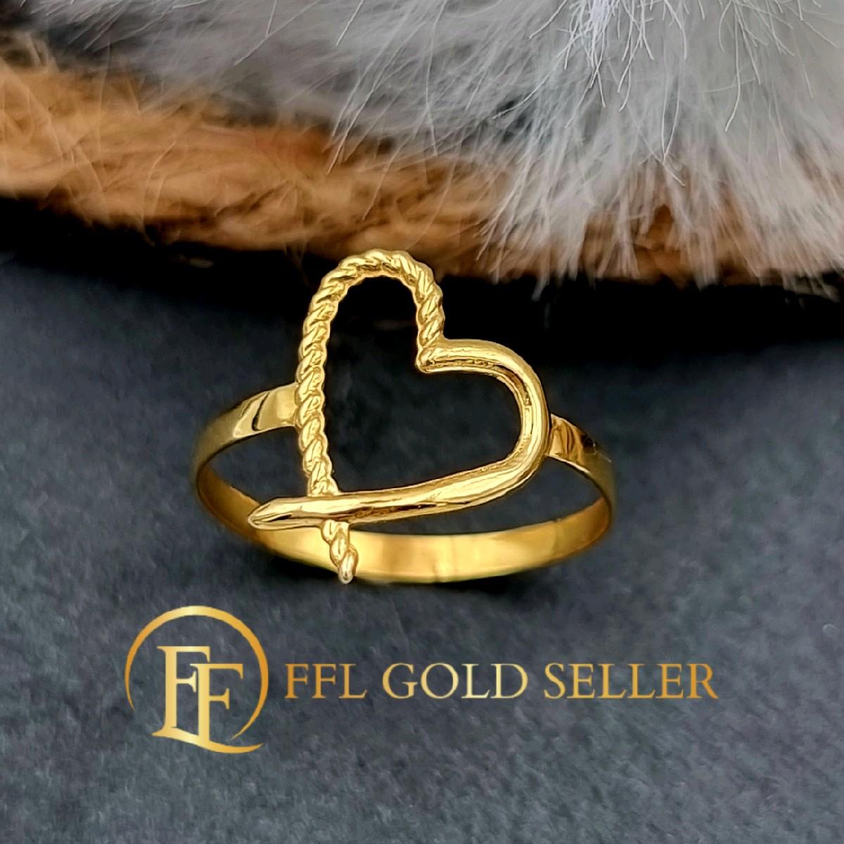 Heart Rope Ring