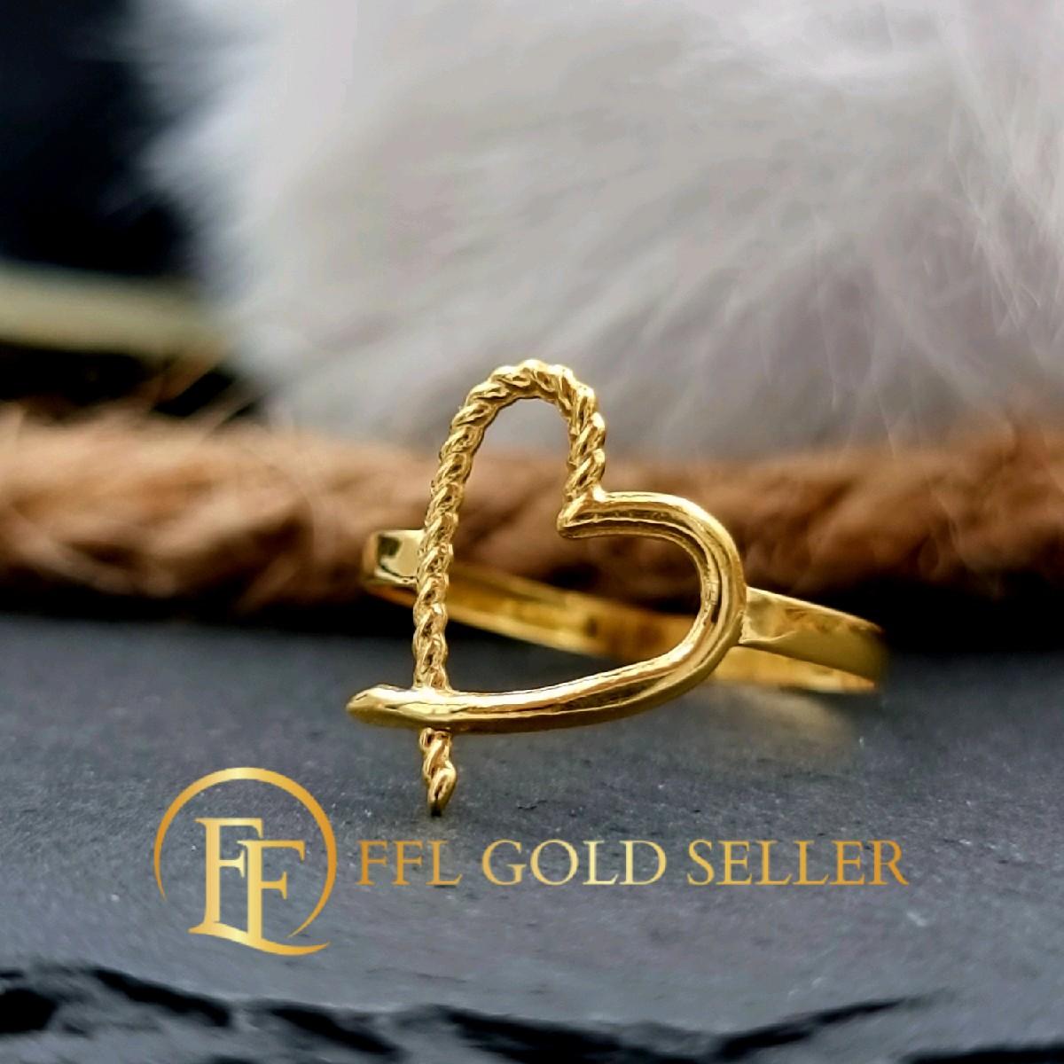 Heart Rope Ring