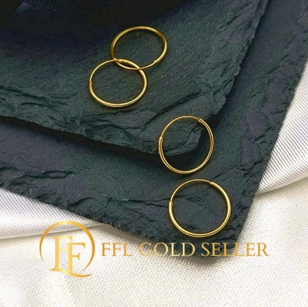 8-9mm Plain Loop Earring