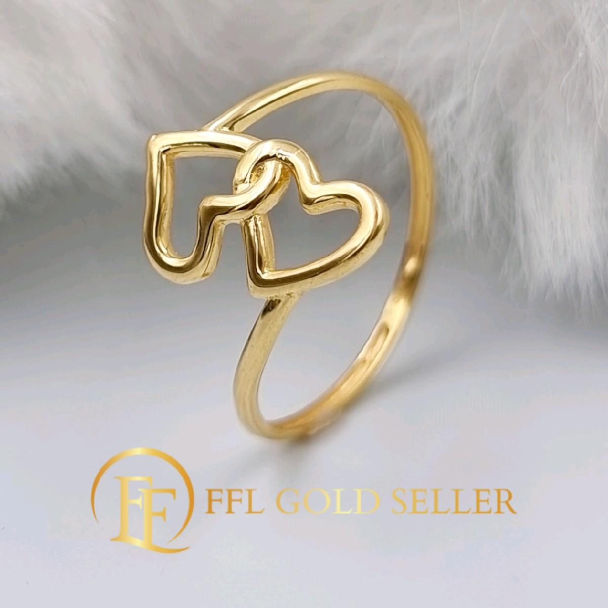 Linked Heart Ring