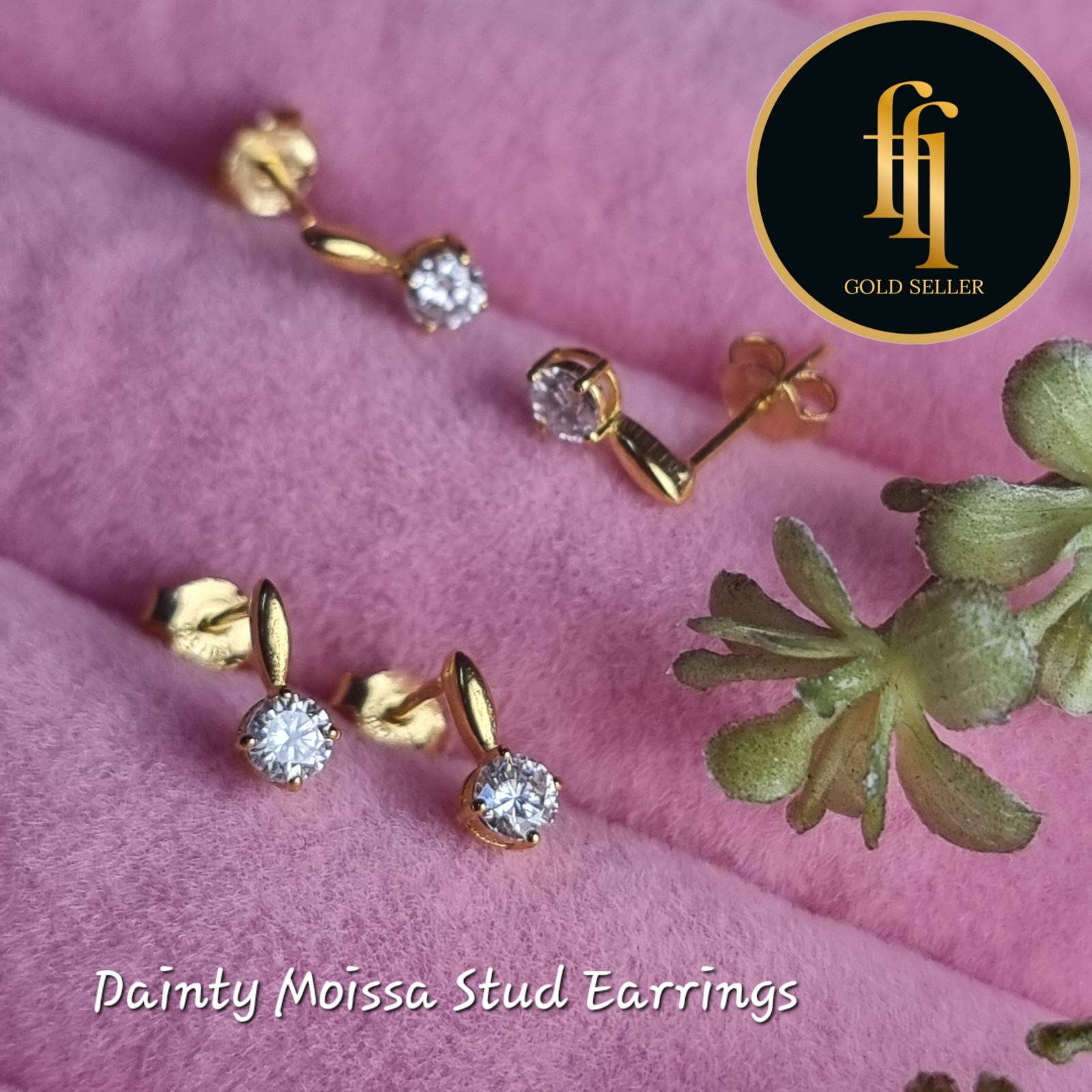 Dainty Moissa Stud Earring