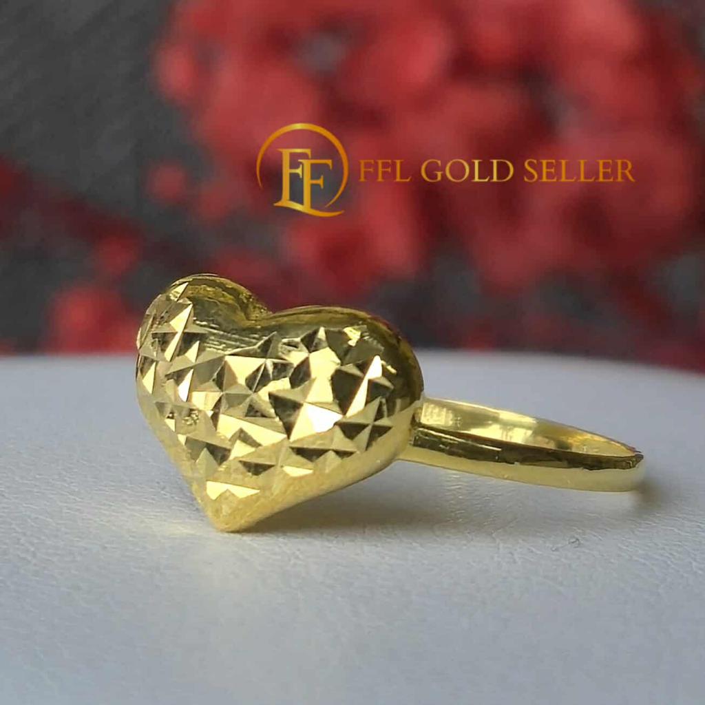 Divine Heart Diacut Ring