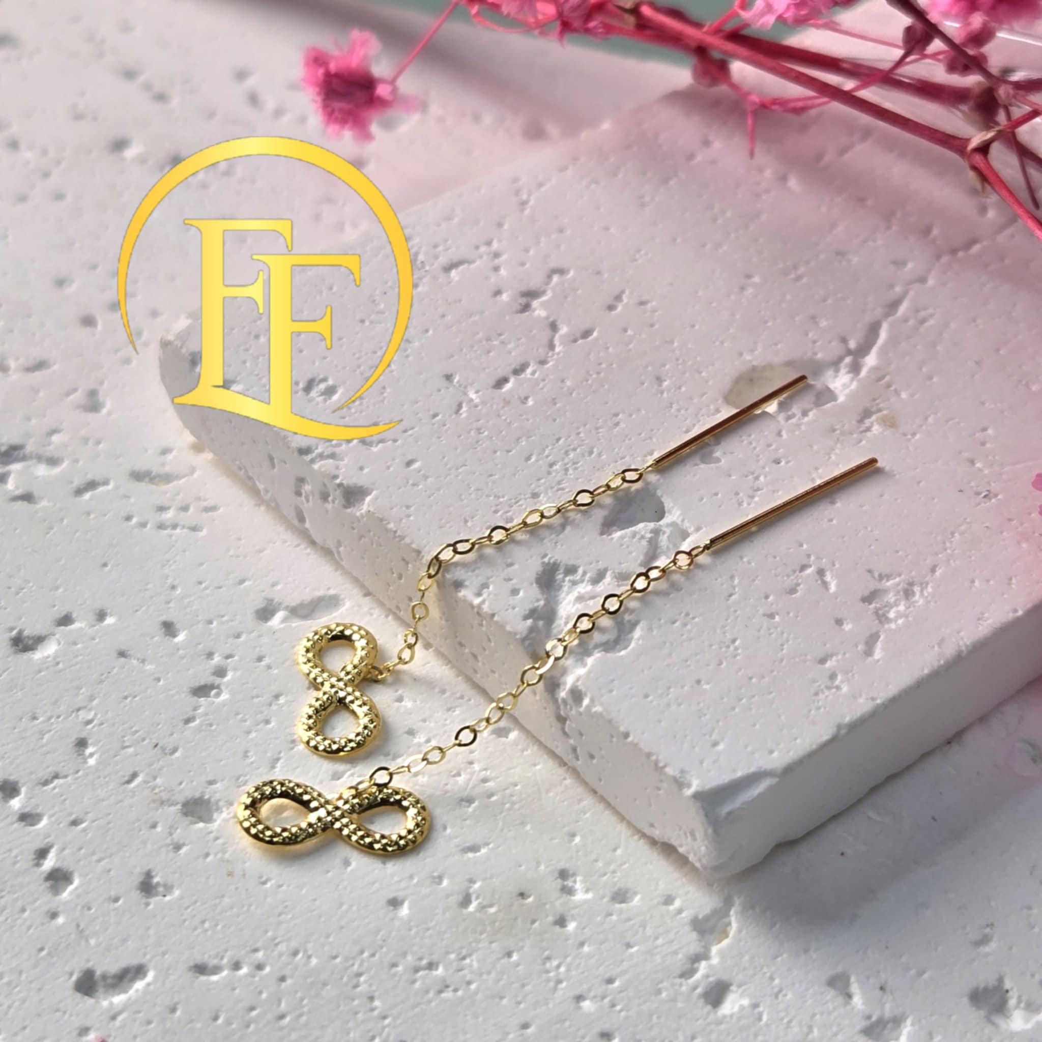 Dotted Infinity Tictac Earring