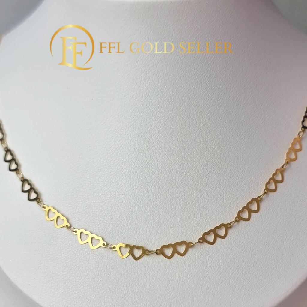 Full Twin Heart Necklace