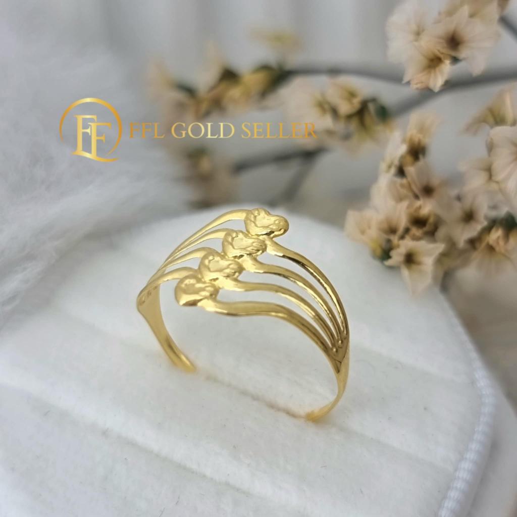 Heart Wave Ring