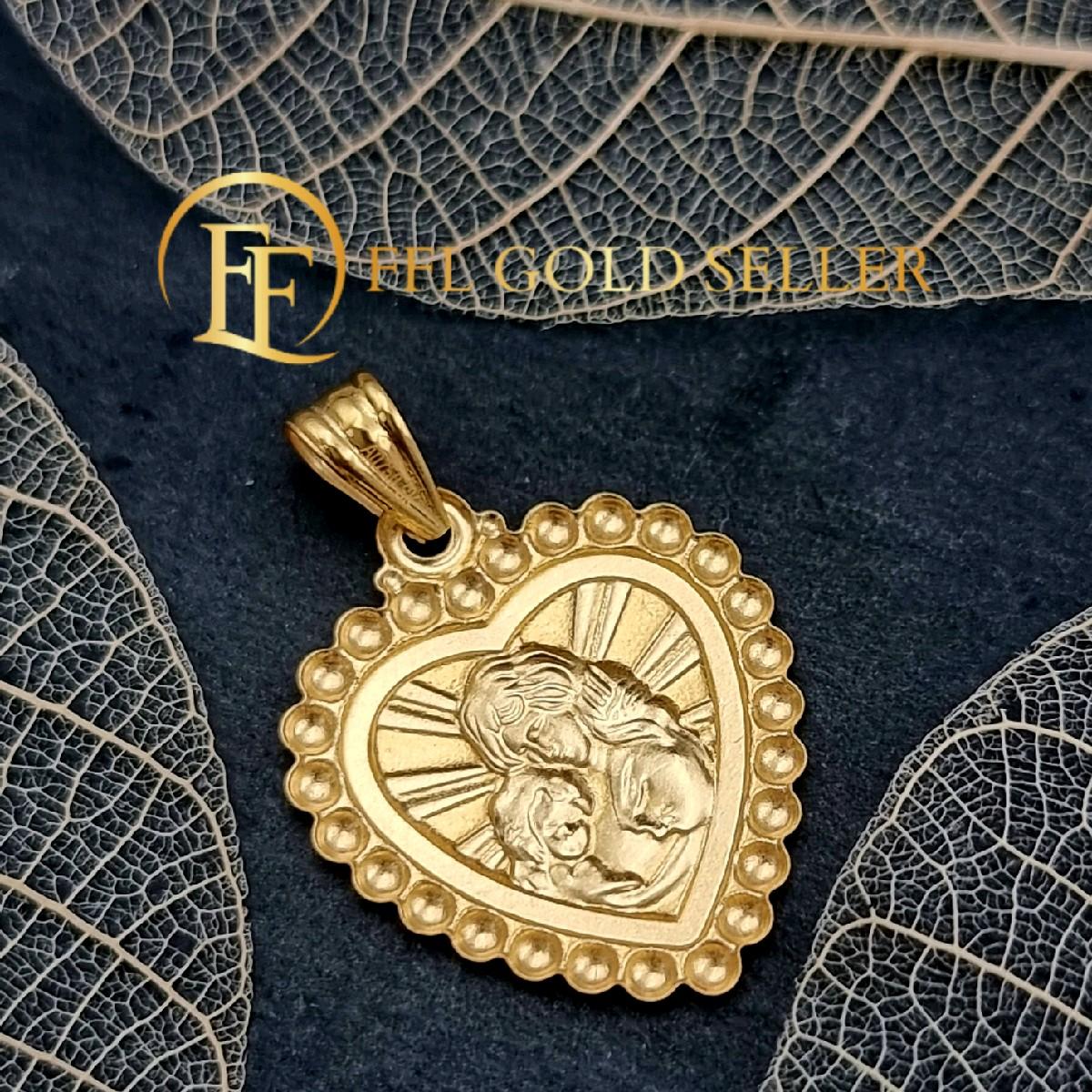 Heart MC Gold Pendant
