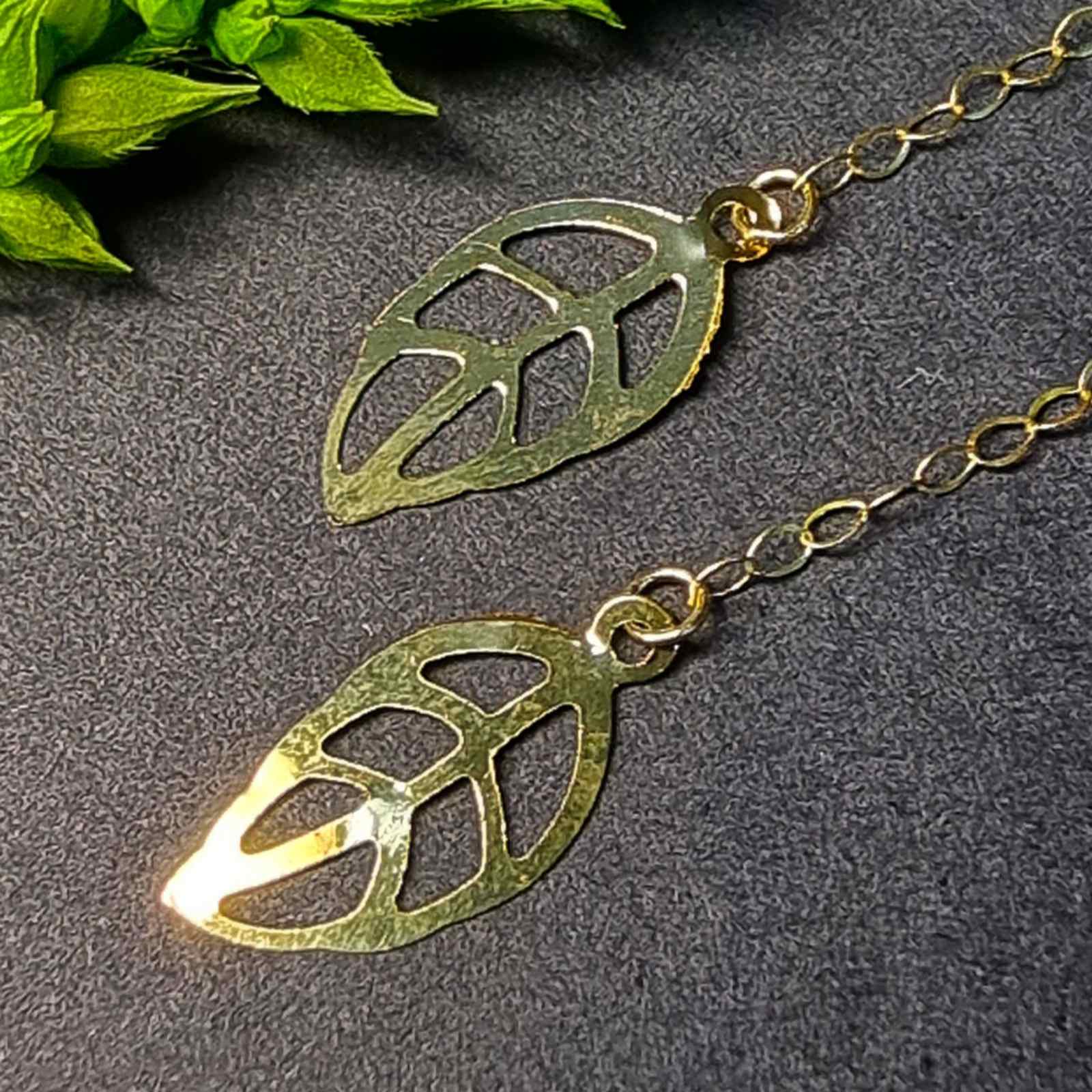 Leaf Tictac Earring