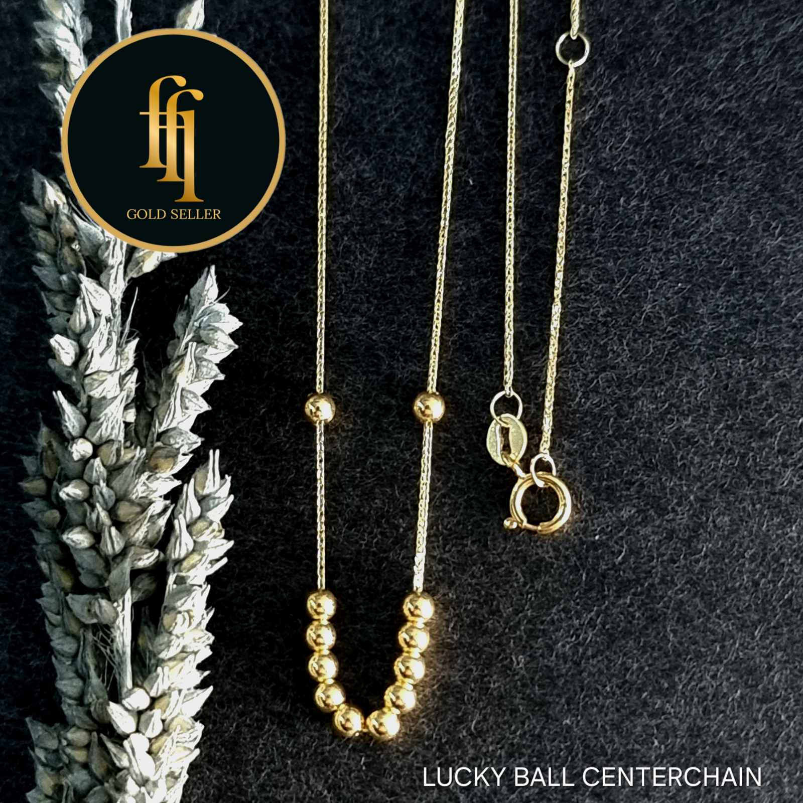 Lucky Ball Centerchain Neck