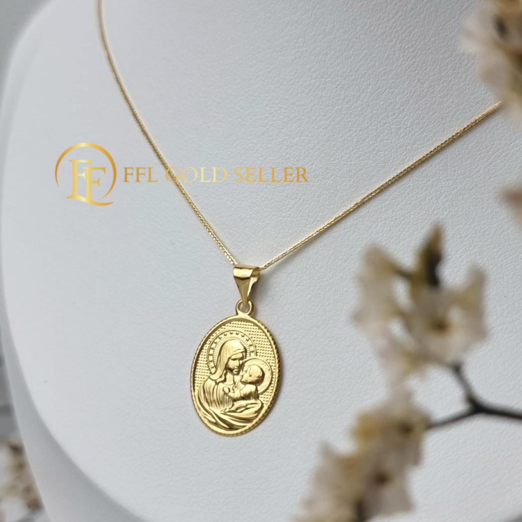 Oval MC Dotted Pendant