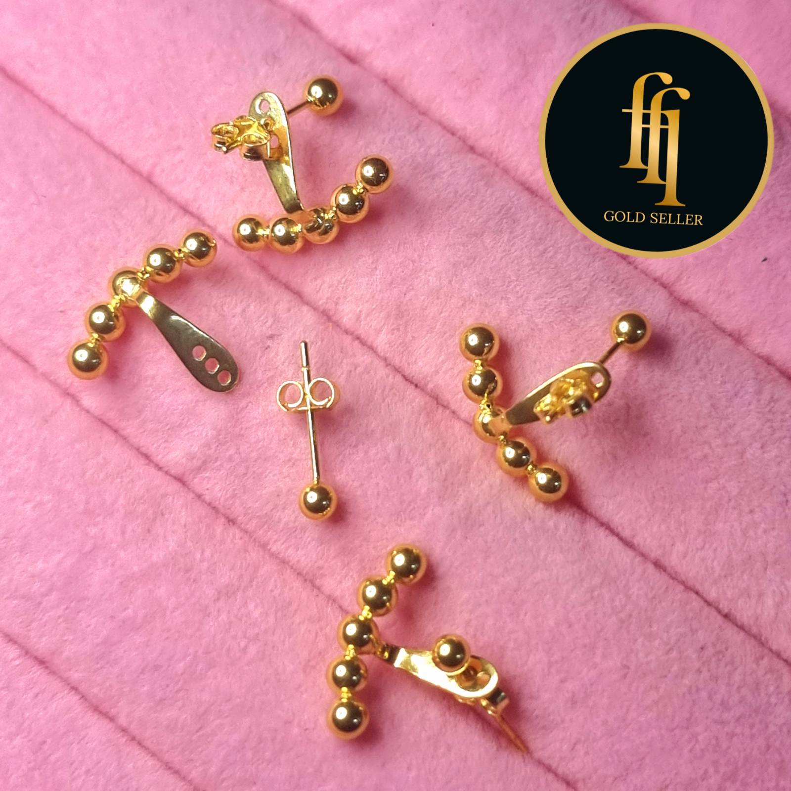 Smile Bubble Stud Earring