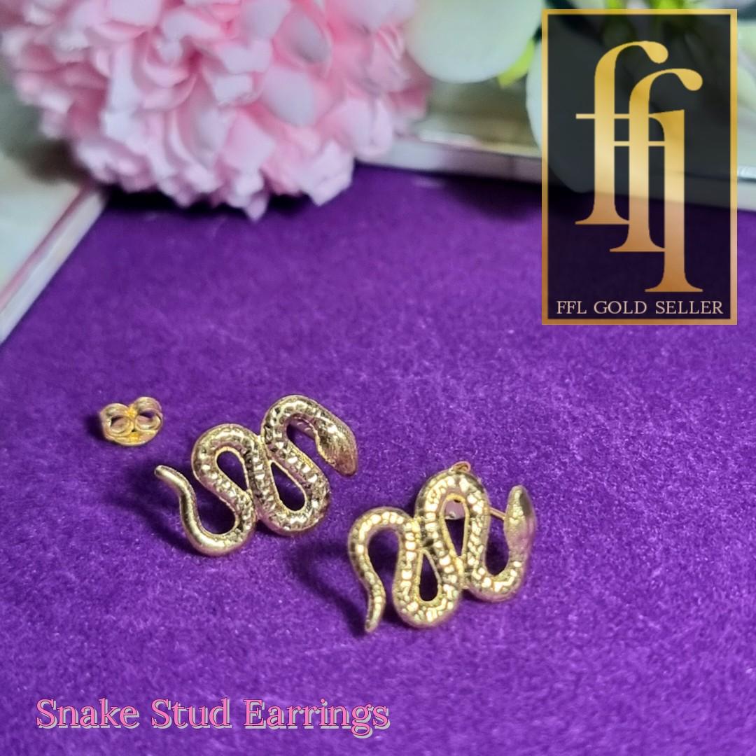 Snake Stud Earrings