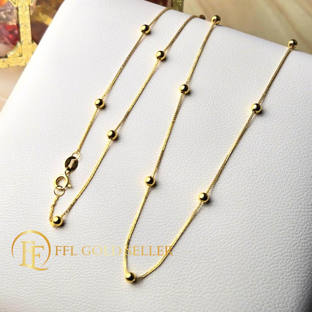 Station Ball Centerchain Necklace
