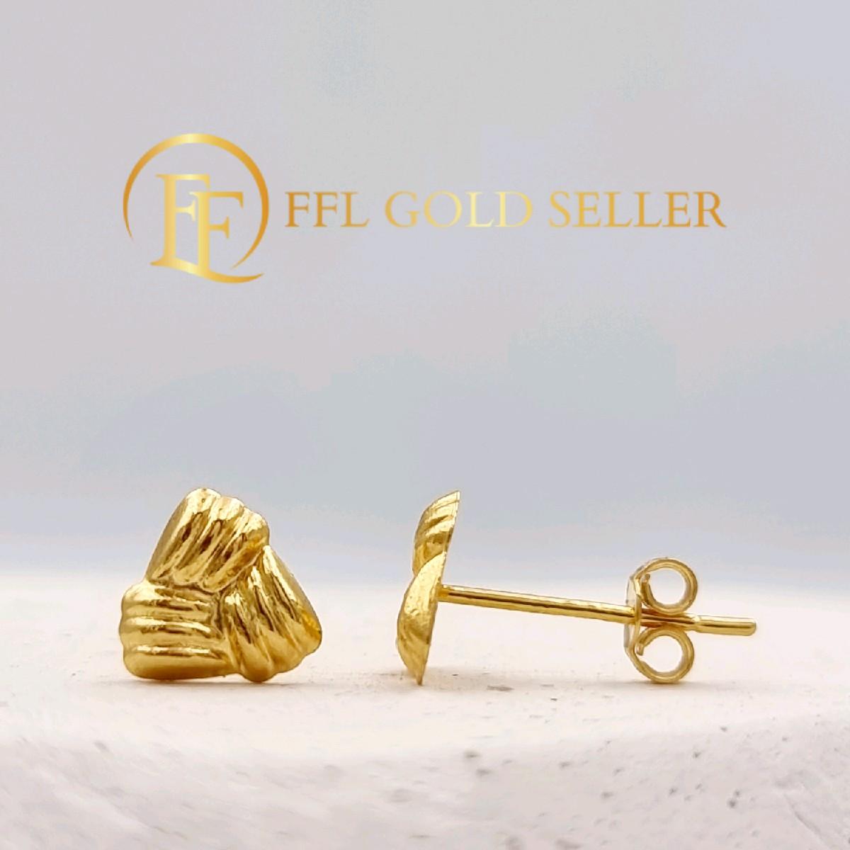 Triangle Knot Premium Earrings