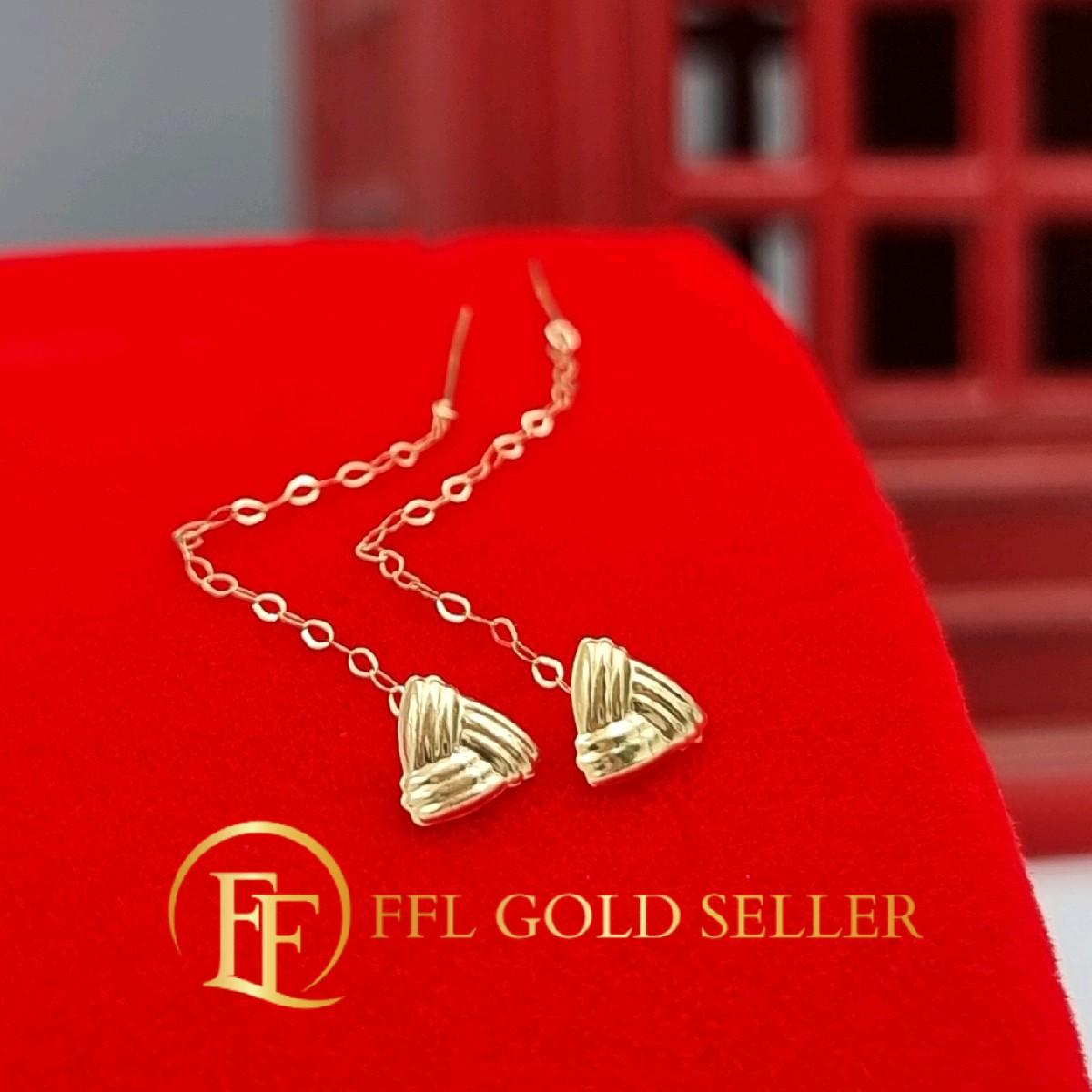 Triangle Tictac Earring