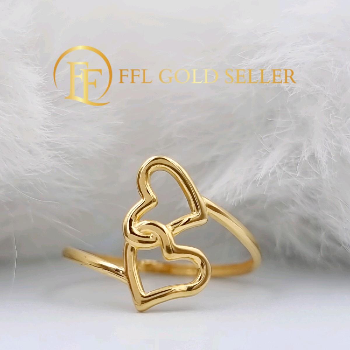 Linked Heart Ring