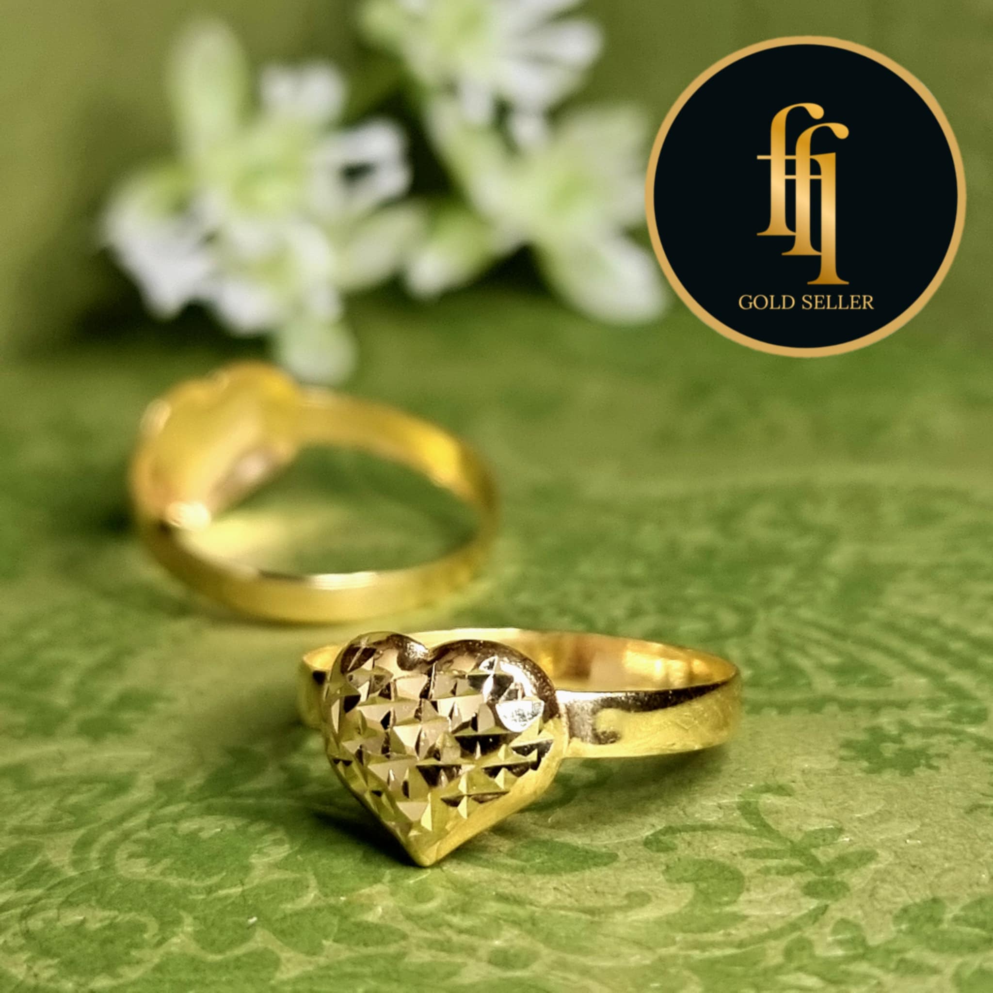 Big Heart Diacut Ring