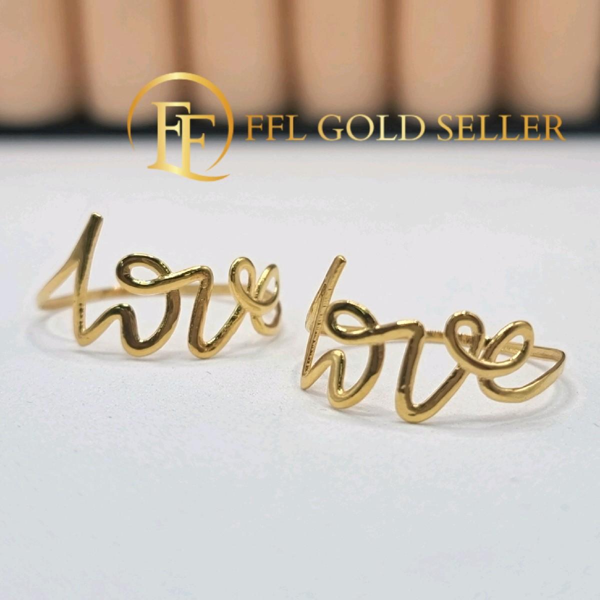 Love Script Ring