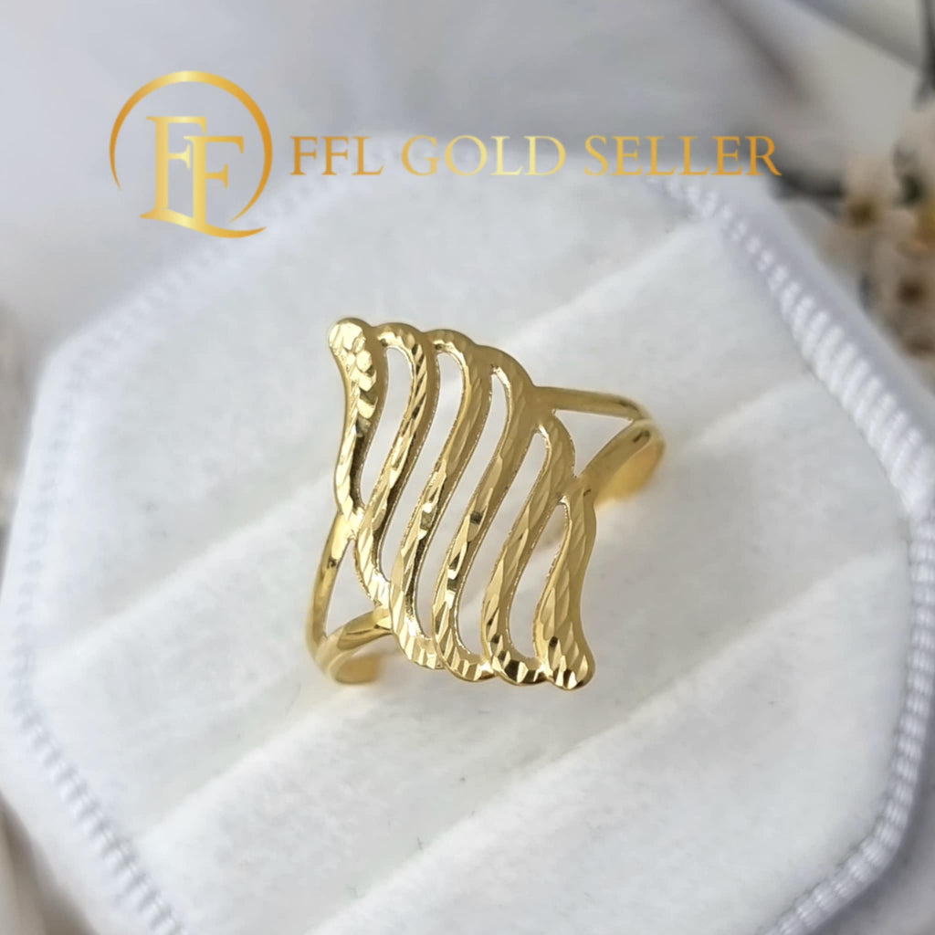 Spiral Beehive Ring