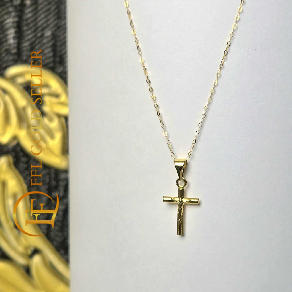 Dainty Cross Tauco Necklace Set