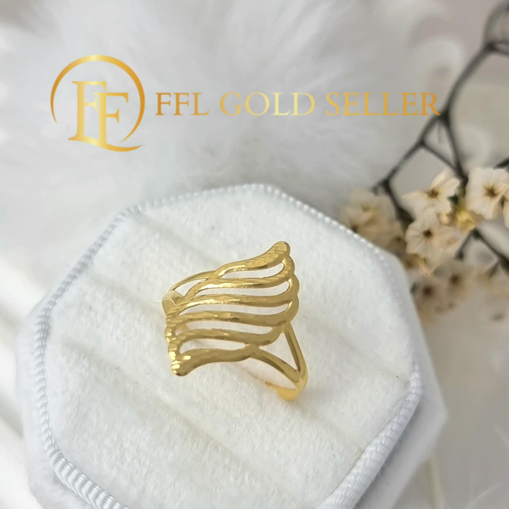 Spiral Beehive Ring