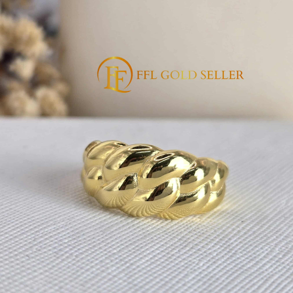 Elegant Braid Ring