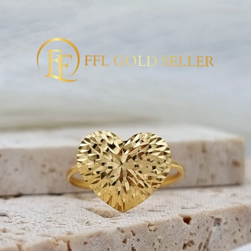 Super Heart Diacut Ring